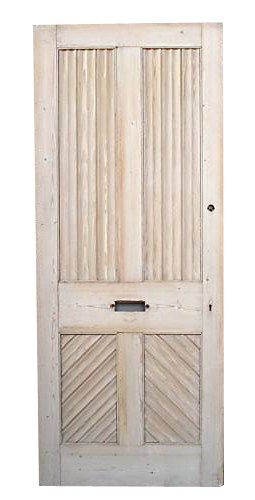 A Reclaimed Victorian Four Panel Front Door