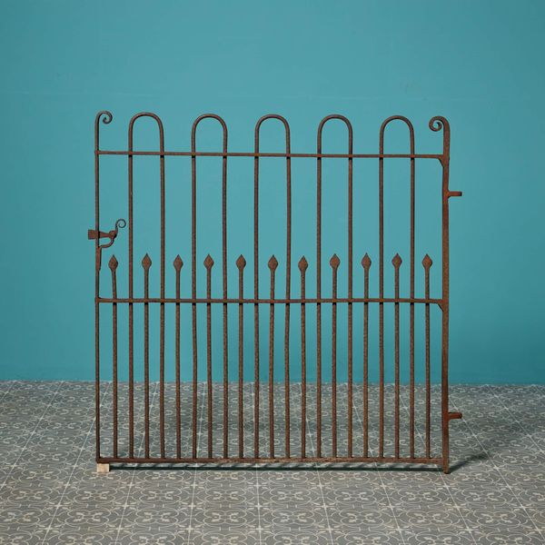 19th Century Wrought Iron Pedestrian Gate