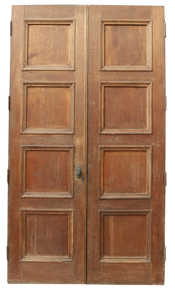 A Set of Large Reclaimed Oak Double Doors