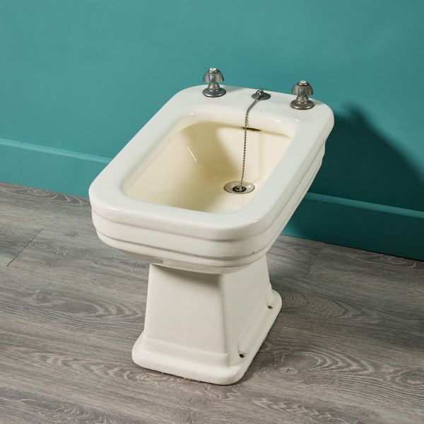 Reclaimed Art Deco French Stoneware Bidet