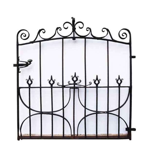 Antique Georgian Wrought Iron Pedestrian Gate