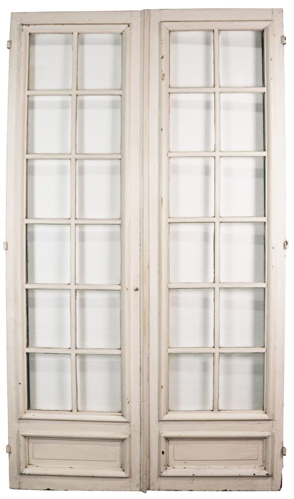 Set of Glazed French Interior Doors