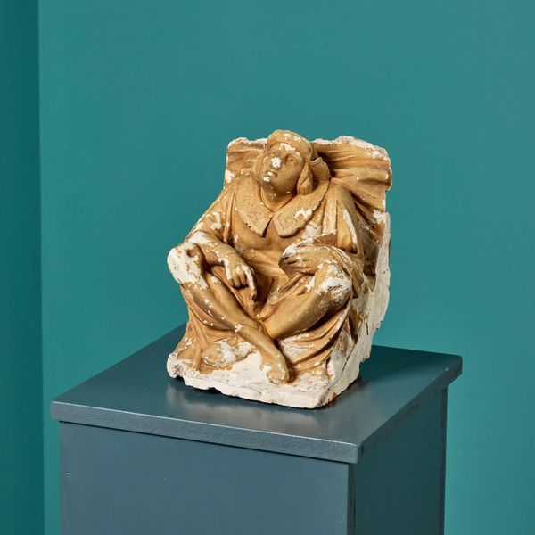 Decorative Victorian Plaster Corbel Figure