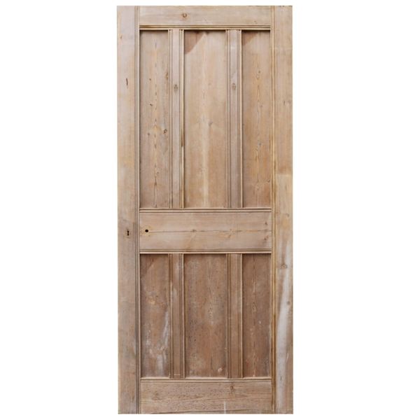 Arts & Crafts Stripped Pine Internal Doors (6 Available)