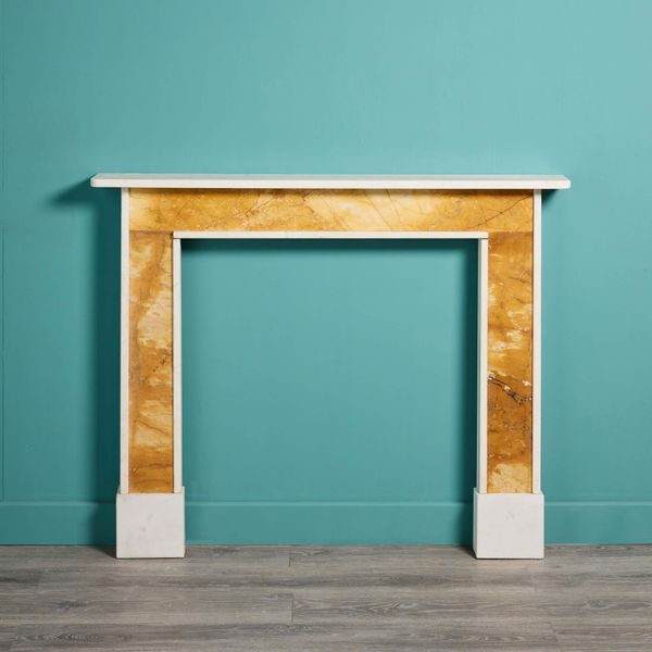 Antique 19th Century Siena Marble Fireplace