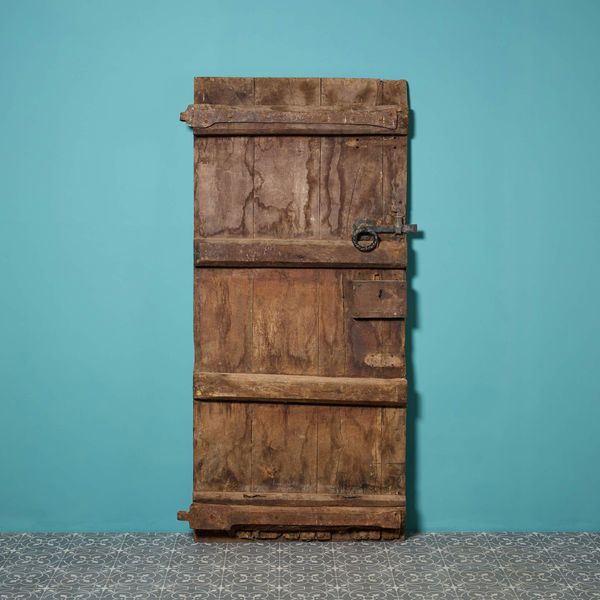 18th Century Old English Oak Plank Door