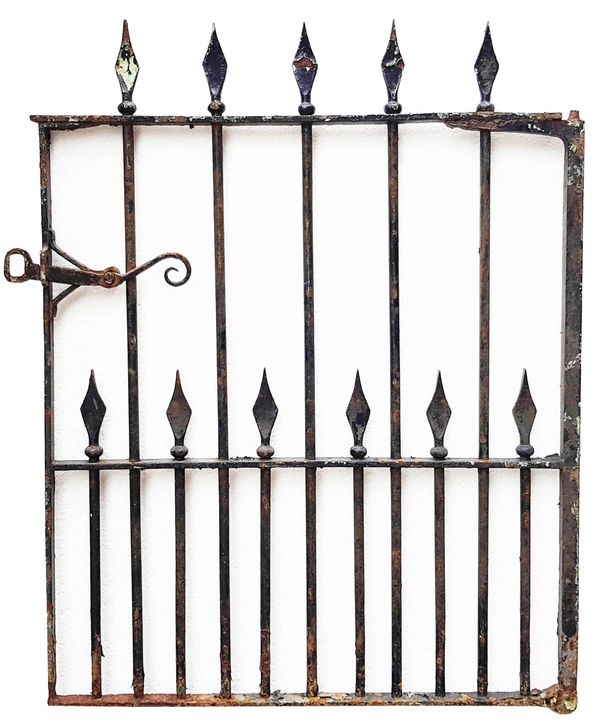 An Antique Wrought Iron Pedestrian Gate