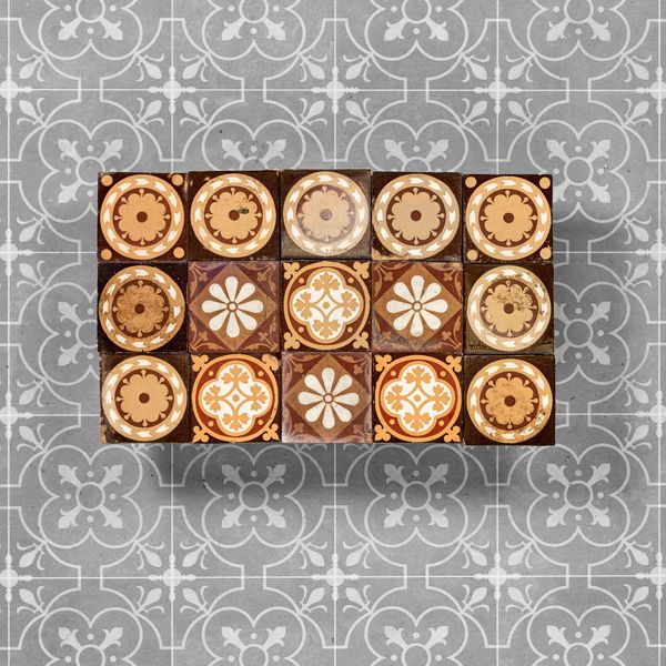 Glazed Ceramic Antique Tile Backsplash