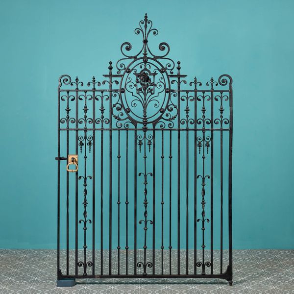 Antique Georgian Period Wrought Iron Gate