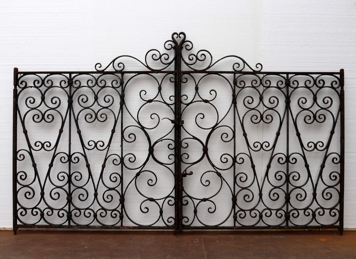 Set of Edwardian Wrought Iron Driveway Gates