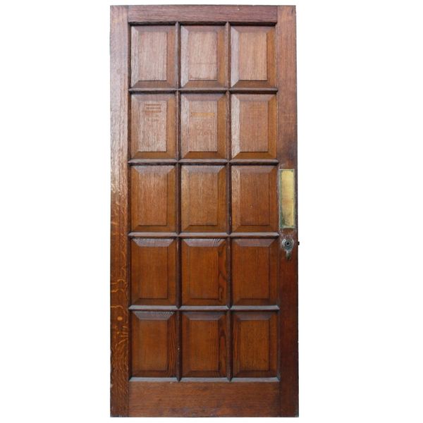 Edwardian Solid Oak Internal or External Door