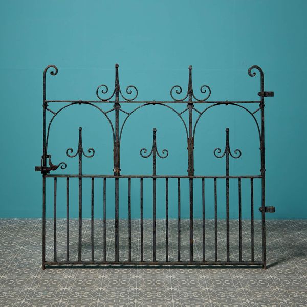 0_37170-1 19th Century Victorian Wrought Iron Gate