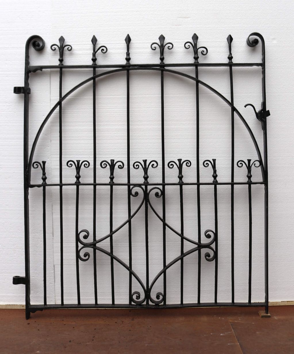 Antique Georgian Style Wrought Iron Side Gate