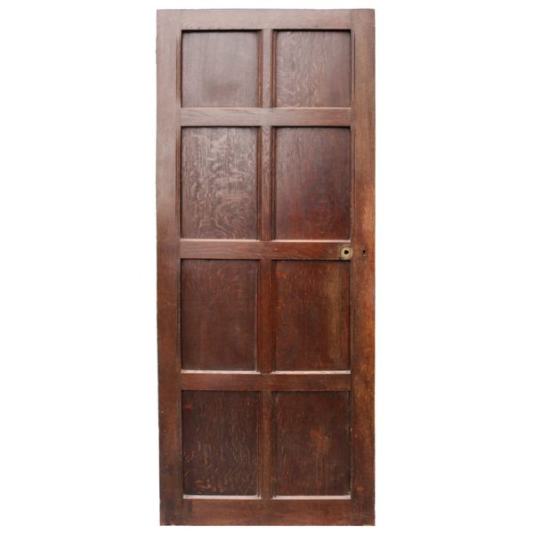 Reclaimed 8-Panel Oak Victorian Internal Door