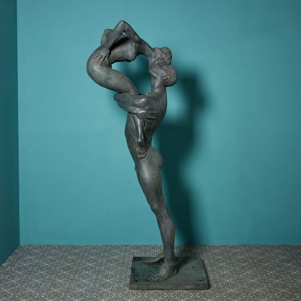 Large Maquette Sculpture of ‘Close Affection’ by John W. Mills