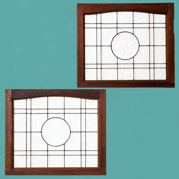 Pair of Reclaimed Copperlight Windows