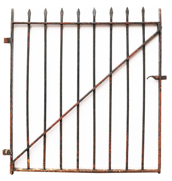 A Reclaimed Wrought Iron Side Gate