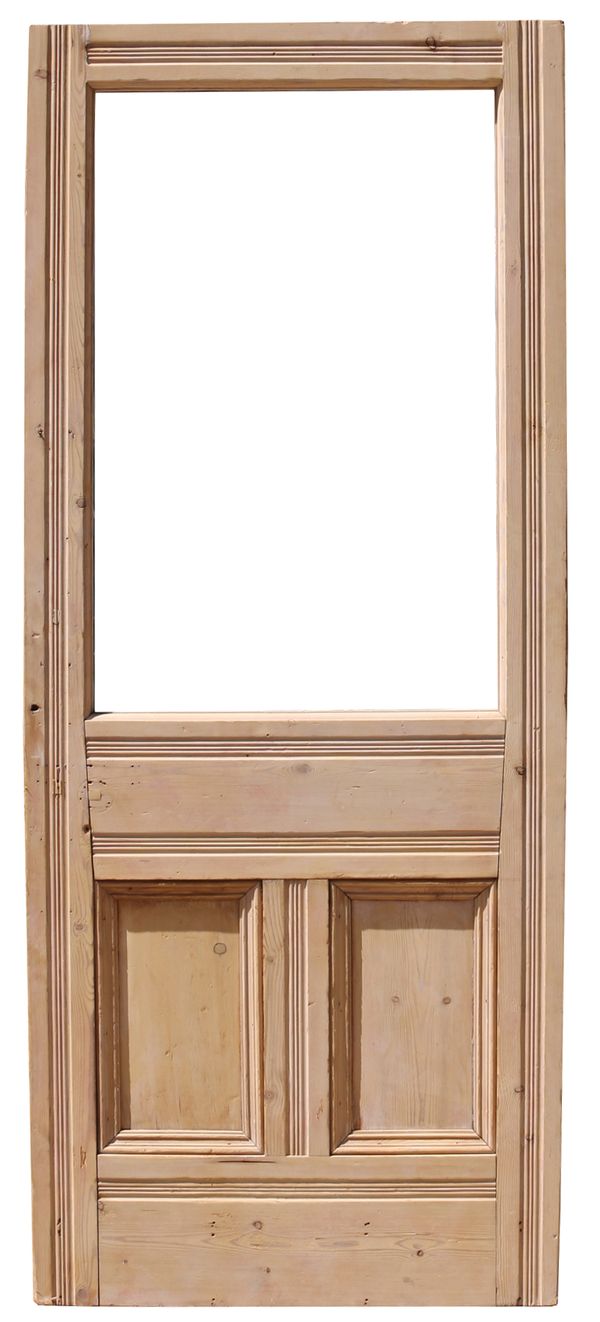 A Reclaimed Exterior Pine Door For Glazing