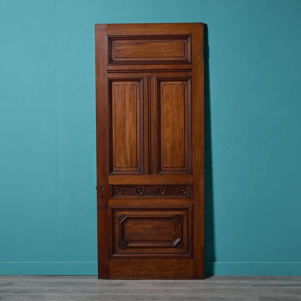 Antique English Mahogany Internal Door