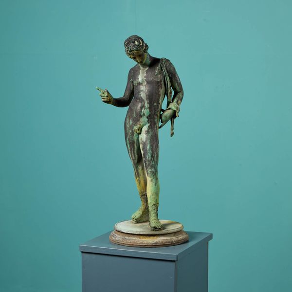 Antique Bronze Statue of Narcissus