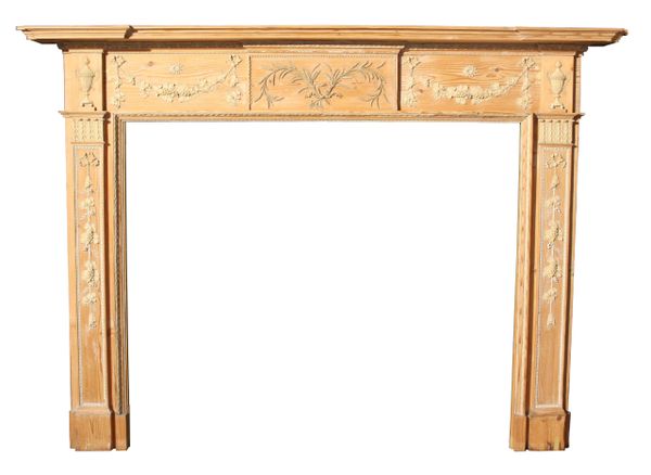 George III Pine Chimneypiece C. 1760-80