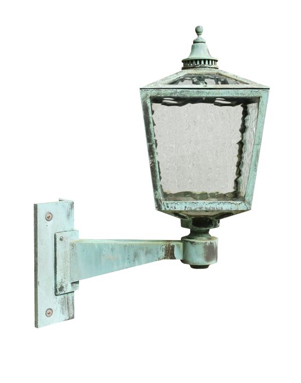 Large Antique Bronze Exterior Wall Light