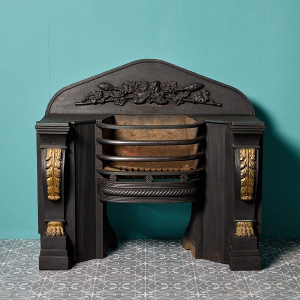 Antique Greek Revival Hob Grate