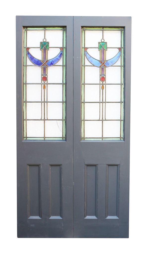 A Set of Reclaimed Exterior Double Doors