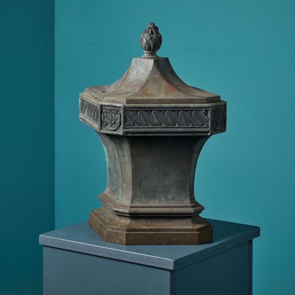 Antique Shaped Bronze Finial