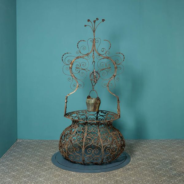 Antique Wrought Iron Wellhead