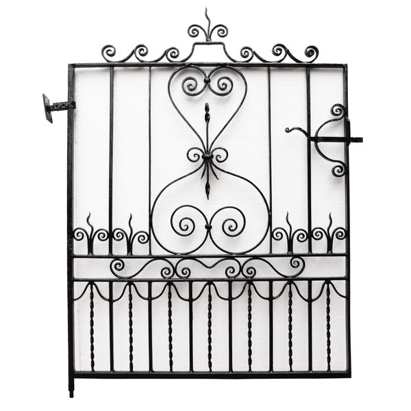 Wrought Iron Side Gate with Original Latch