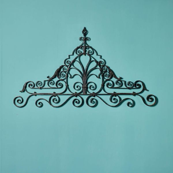 Victorian Wrought Iron Gate Overthrow