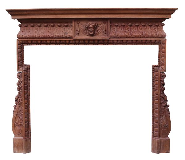 18th Century English Oak Fireplace