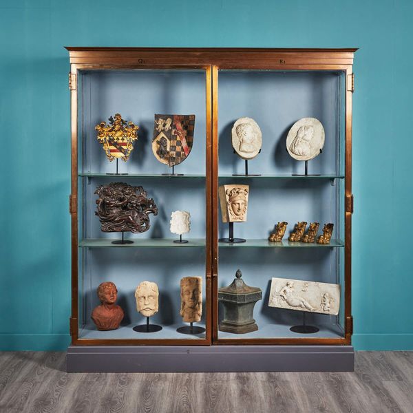 Glazed Bronze Museum Display Cabinet From The V&A