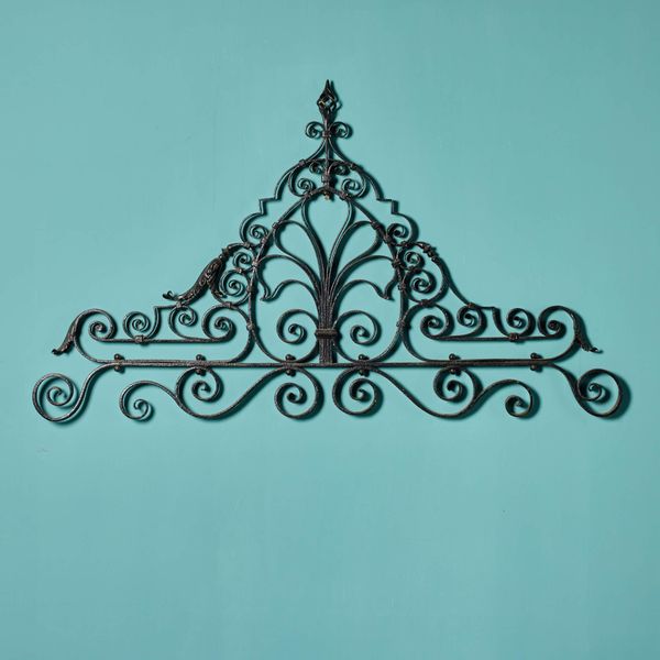 Antique Wrought Iron Gate Overthrow