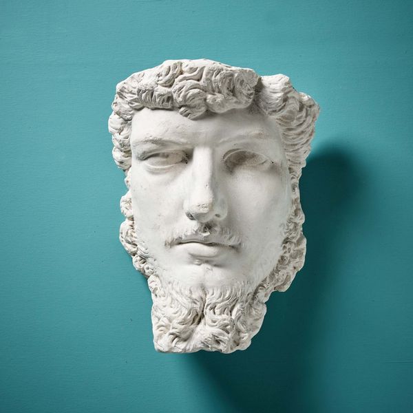 Plaster Wall Hanging Bust of Lucius Verus After the Antique