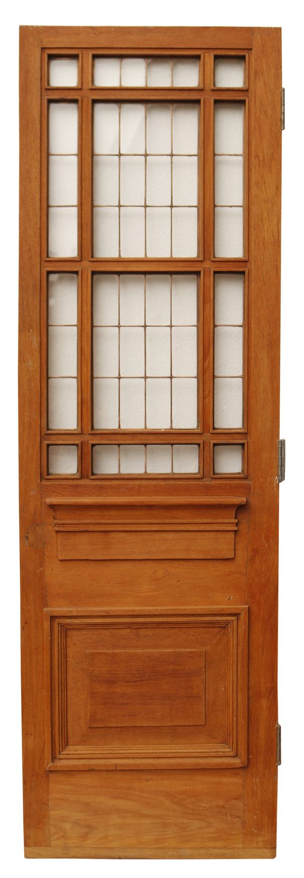 Single Copper Light Teak Door