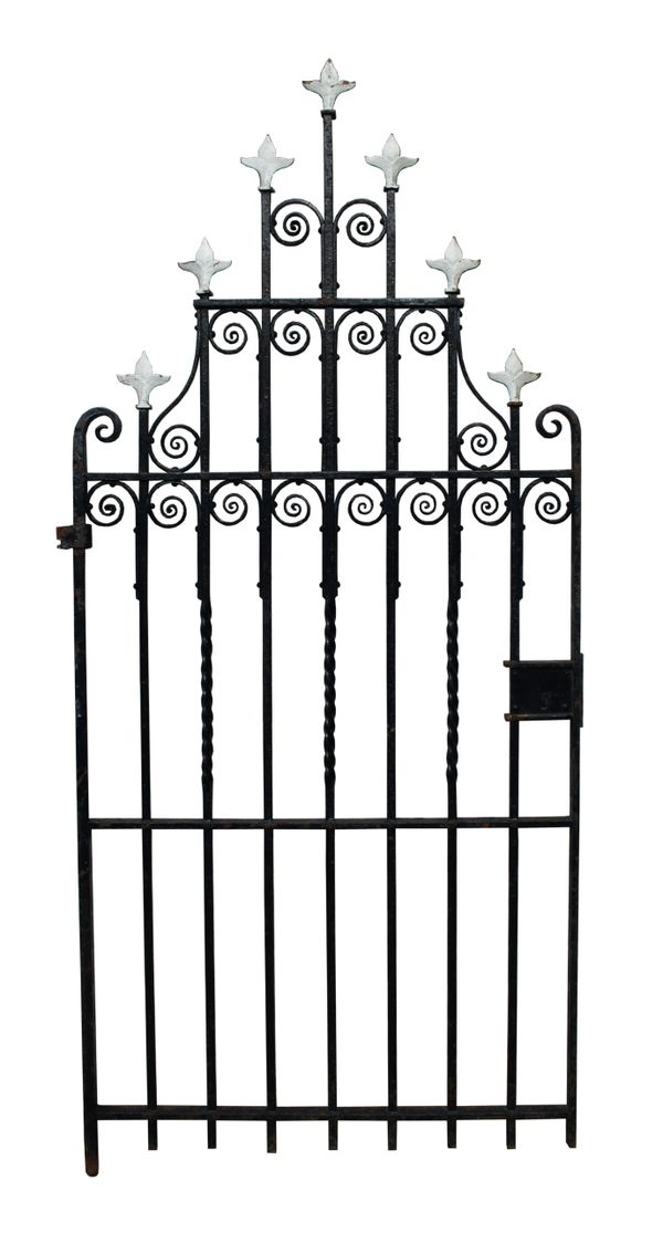 Antique Wrought Iron Pedestrian Gate