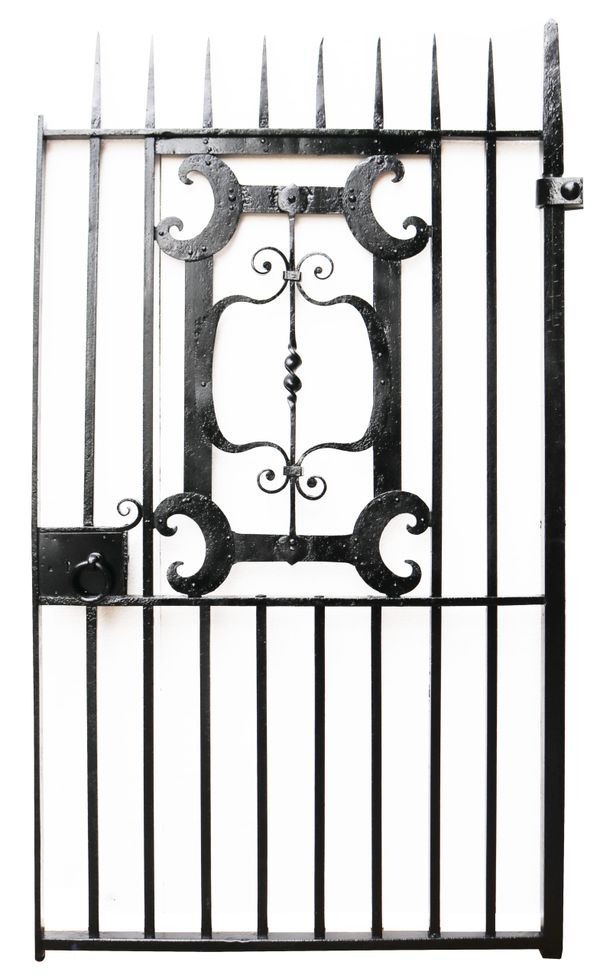 A Reclaimed Wrought Iron Side Gate