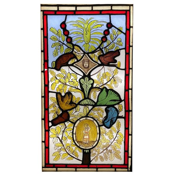 19th Century Stained Glass Window