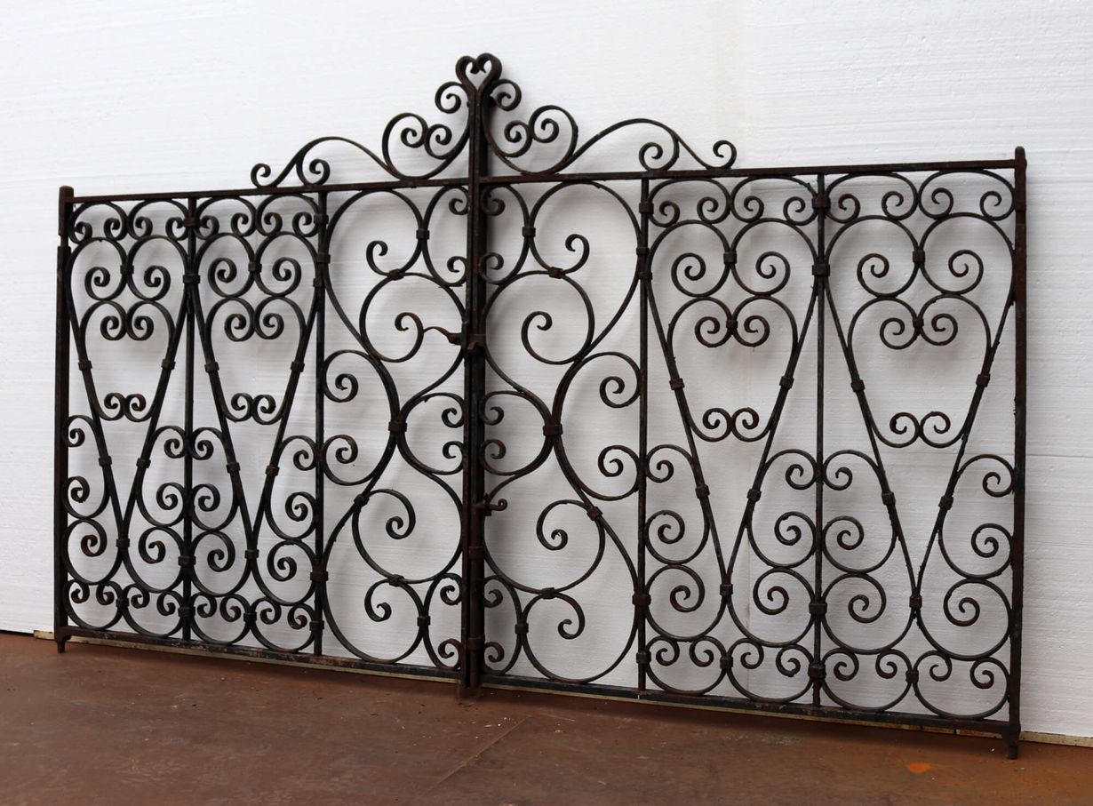 Set of Edwardian Wrought Iron Driveway Gates