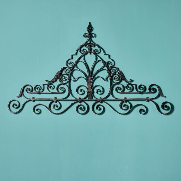 Reclaimed Wrought Iron Gate Overthrow