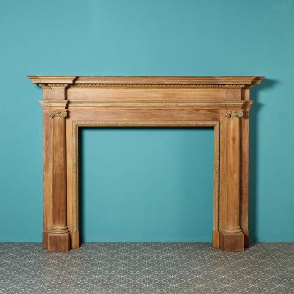 Antique Georgian Style Composition Fire Surround