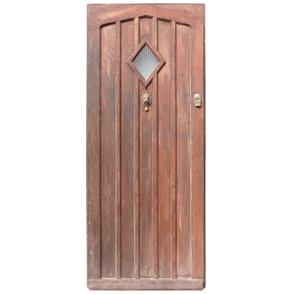 1920s Antique Oak Front Door