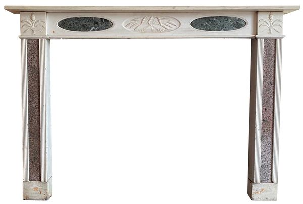 An English Regency Period Marble Fireplace