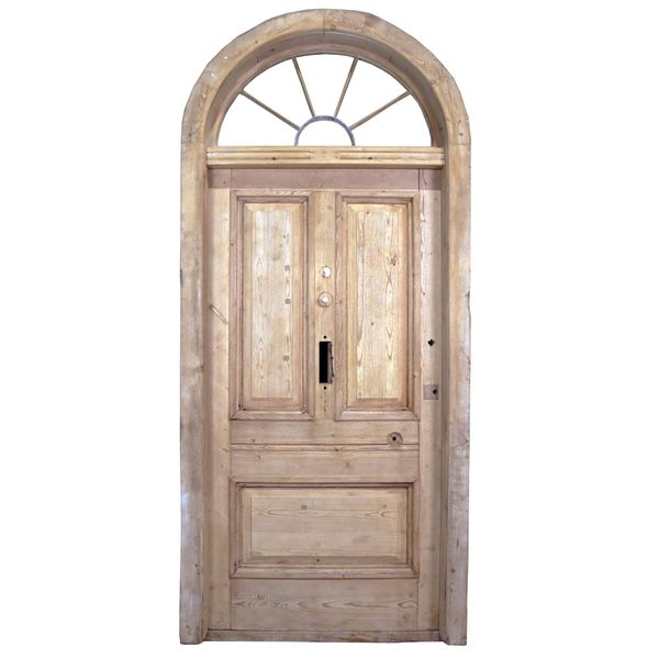 Reclaimed Georgian Front Door with Fanlight