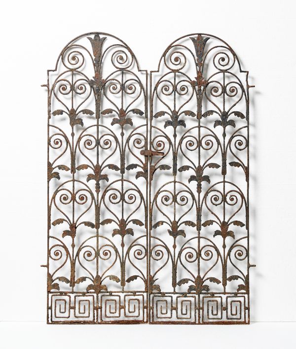 Set of Small Antique Iron Gates