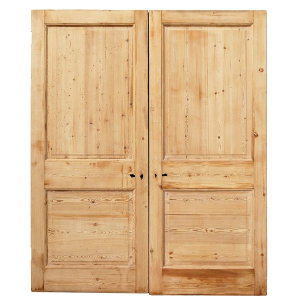 Reclaimed Victorian Pine Internal Double Doors