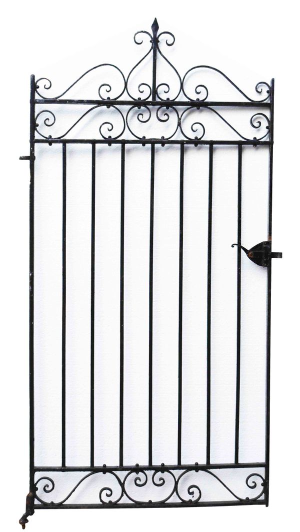 An Antique Wrought Iron Pedestrian Gate