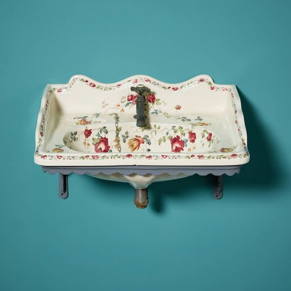 An Antique English Transfer Printed Basin or Sink